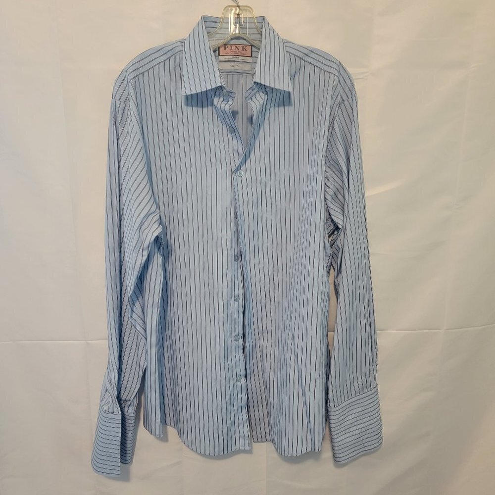 Thomas Pink cuff link dress shirt  size: 16.5 neck